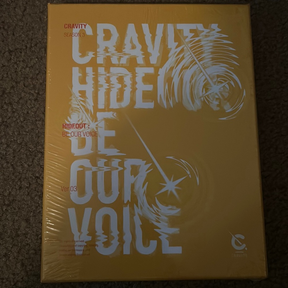 New Cravity Hideout: Be our voice album ver 3